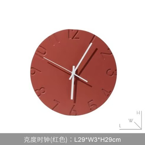 Scandinavische creatieve wandk - Resin Art Wall Clock recensie en prijs