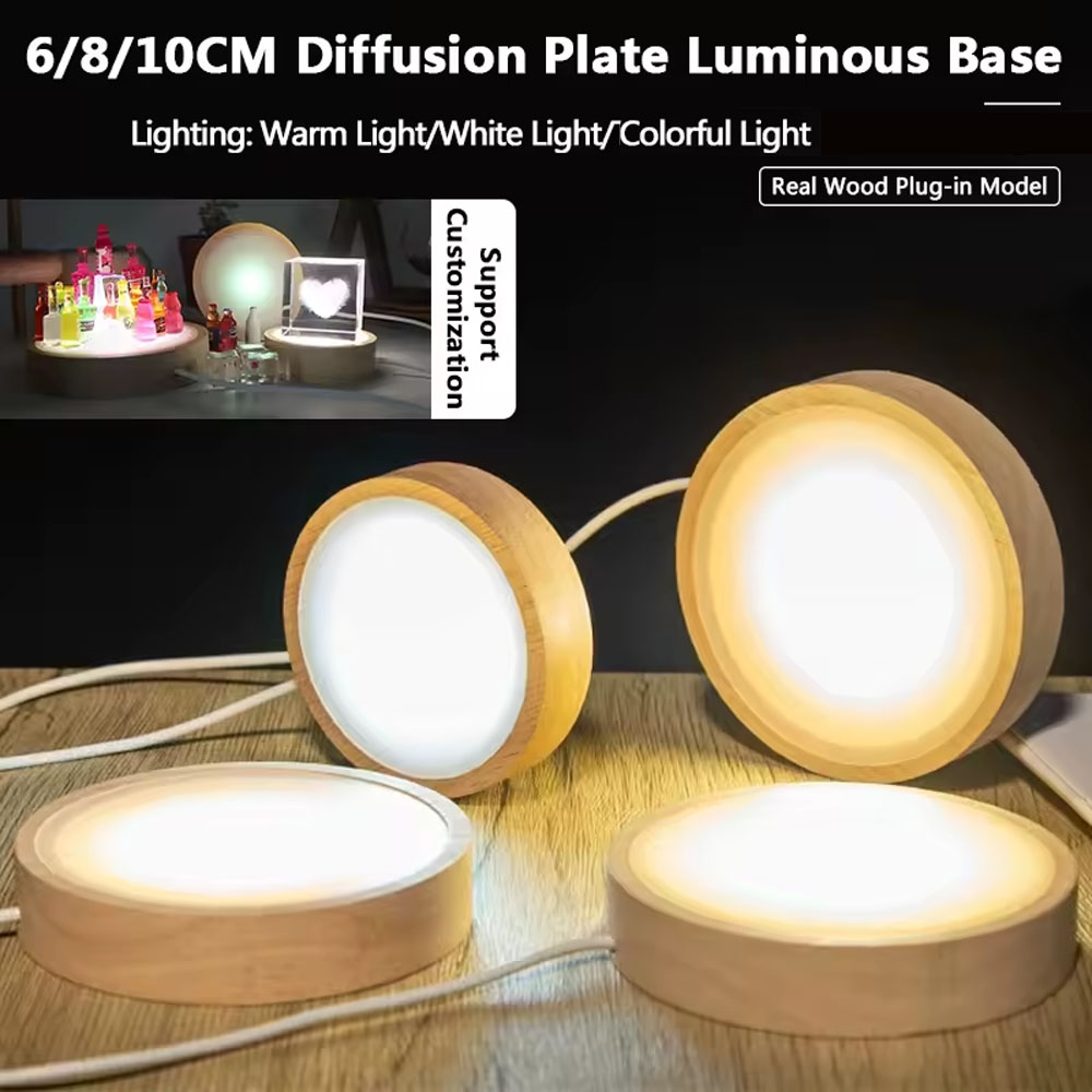 LED-nachtlampje basis 3D decor - Resin Art Stand recensie en prijs