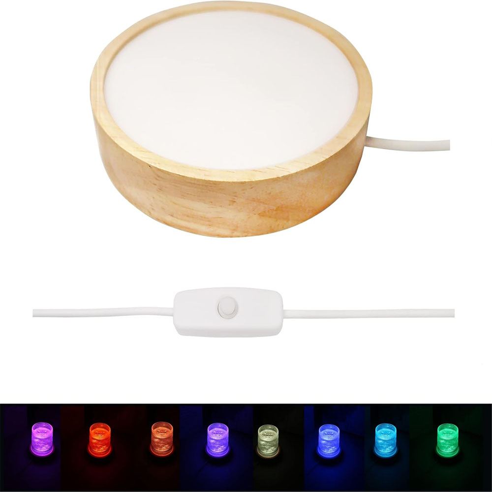 LED-nachtlampje basis 3D decor - Resin Art Stand recensie en prijs