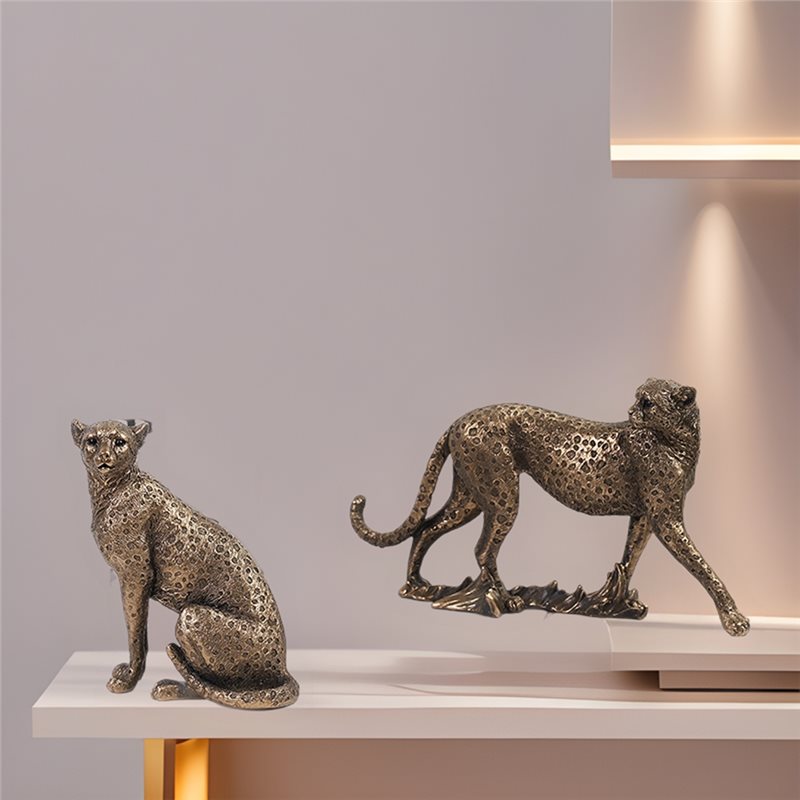 Moderne luipaardhars sculptuur - Resin Art Pro recensie en prijs