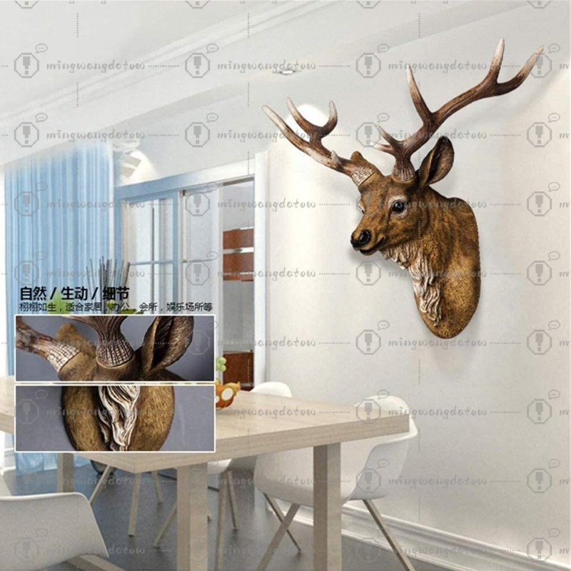 Kunstmatige hertenkop 17 inch, - Resin Art And Decor recensie en prijs
