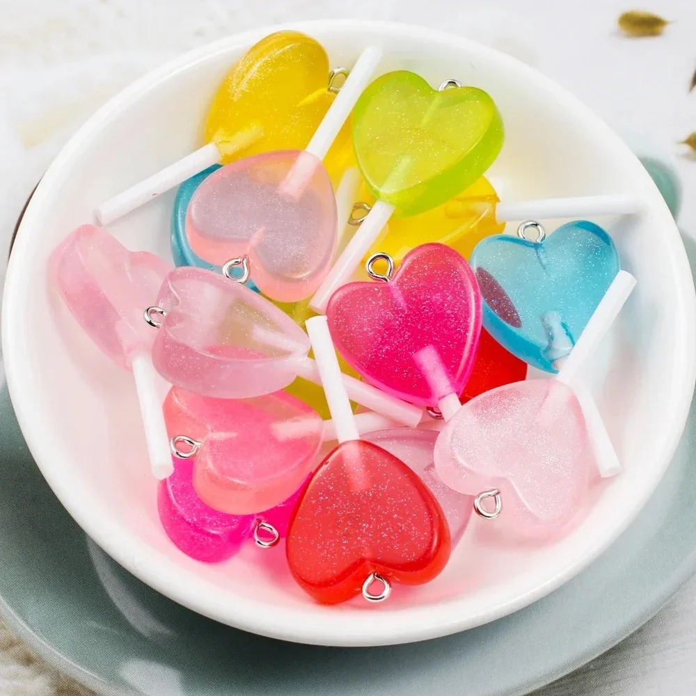 10 stuks Kawaii Glanzende Hart - Resin Art For Sale recensie en prijs