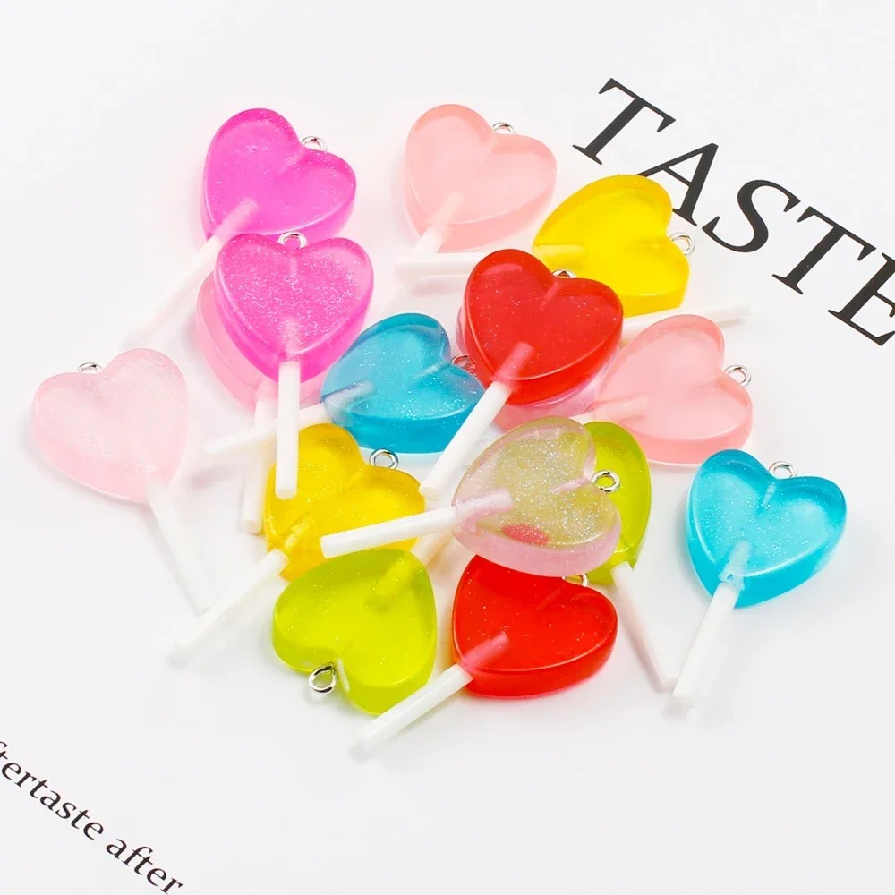 10 stuks Kawaii Glanzende Hart - Resin Art For Sale recensie en prijs