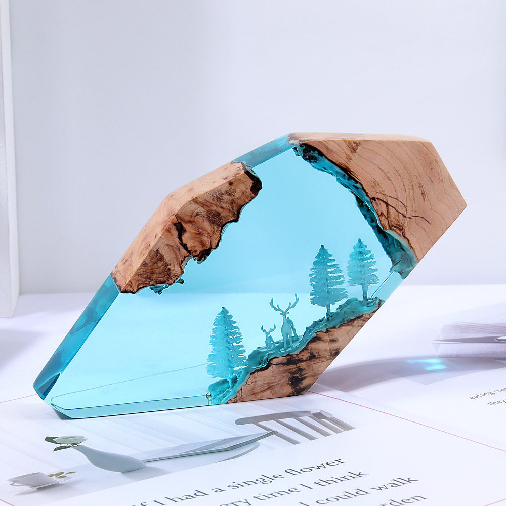 Bosfee Herten Desktop Kunst Ge - Resin Art And Decor recensie en prijs