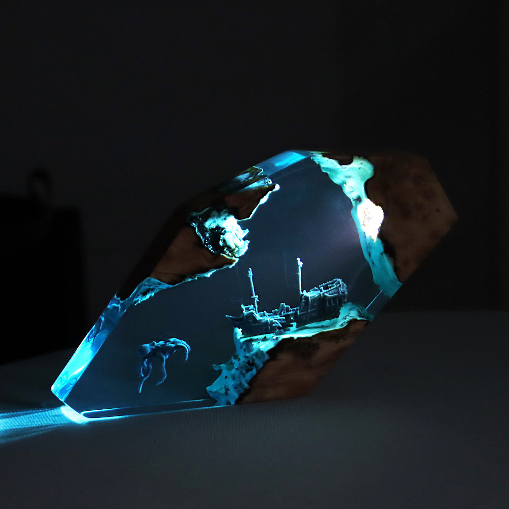 Bosfee Herten Desktop Kunst Ge - Resin Art And Decor recensie en prijs