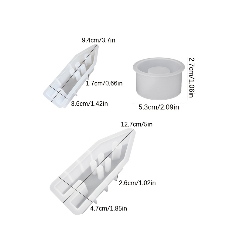 DNEJIU 3 stuks hars siliconen  - Resin Art Heart recensie en prijs